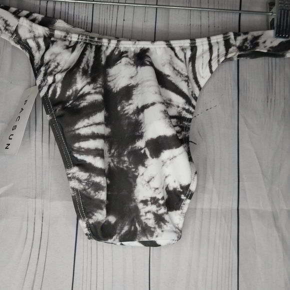 L.A Hearts By PacSun Black and White Tie Dye Cheeky Bikini Bottom NWT - Picture 7 of 9